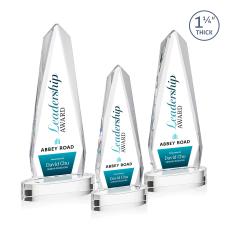 Cheswick Full Color Clear on Alberton Obelisk Crystal Award - Crystal Awards