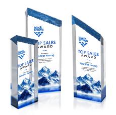 Haverhill Full Color Obelisk Crystal Award - Crystal Awards