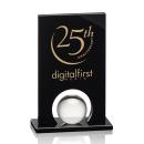 Icarus Black Rectangle Crystal Award