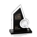 Adalina Globe Black Peak Crystal Award
