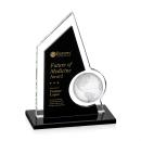 Adalina Globe Black Peak Crystal Award