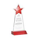 Starlite Red Star Crystal Award