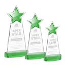 Starlite Green on Alberton Base Star Crystal Award