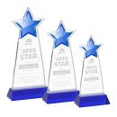 Starlite Blue on Hartford Base Star Crystal Award