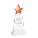 Starlite White on Hartford Base Star Crystal Award