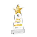 Starlite Full Color Clear on Alberton Base Star Crystal Award