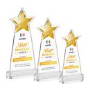 Starlite Full Color Clear on Alberton Base Star Crystal Award