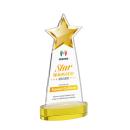 Starlite Full Color Gold on Alberton Base Star Crystal Award