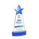 Starlite Full Color Blue on Alberton Base Star Crystal Award