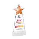 Starlite Full Color White on Alberton Base Star Crystal Award