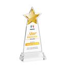 Starlite Full Color Clear on Hartford Base Star Crystal Award
