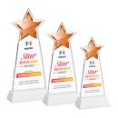 Starlite Full Color White on Hartford Base Star Crystal Award