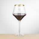 Tucson Gold Rim Burgundy Wine -  Deep Etch