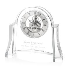 Sulfolk Clock - Silver - Corporate Recognition Gifts