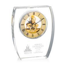 Barchus Clock - Gold - Corporate Recognition Gifts