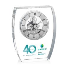 Barchus Full Color Clock - Silver - Corporate Recognition Gifts
