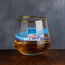 Tucson Gold Rim Whiskey Taster - Full Color - Corporate Recognition Gifts