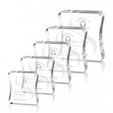 Employee Gifts - Barre Rectangle Crystal Award