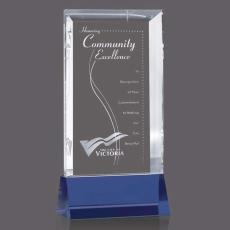 Nelson Rectangle Crystal Award - Glass Awards