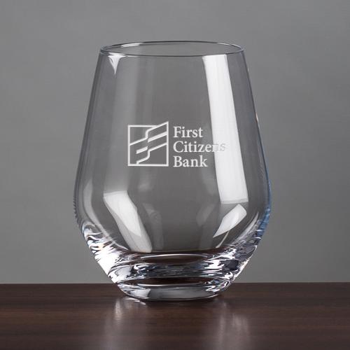 Corporate Recognition Gifts - Etched Barware - Carnoustie Whiskey Taster - Deep Etch