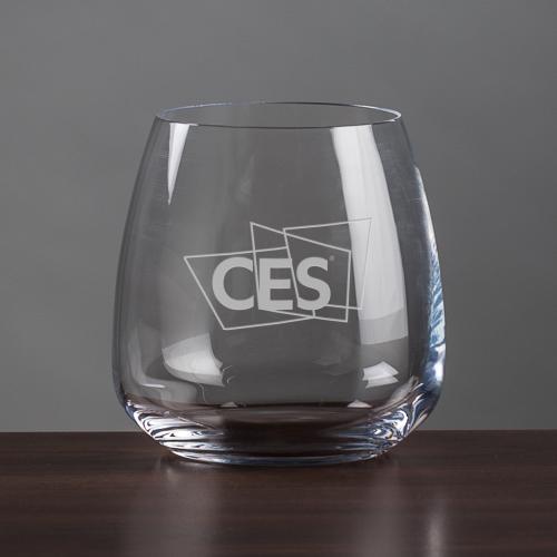 Corporate Recognition Gifts - Etched Barware - Auldearn Whiskey Taster - Deep Etch