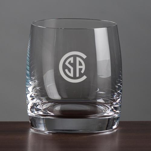 Corporate Recognition Gifts - Etched Barware - Gwynedd Whiskey Taster - Deep Etch