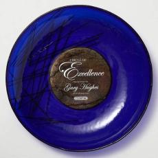 Sapphire Bowl Circle Glass Award - Modern Awards