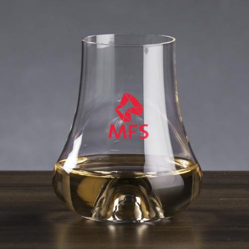 Corporate Recognition Gifts - Etched Barware - Boston Whiskey Taster - Imprinted