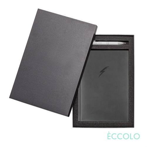 Corporate Recognition Gifts - Executive Gifts - Eccolo&reg; Symphony Journal/Clicker Pen Gift Set - (M) 