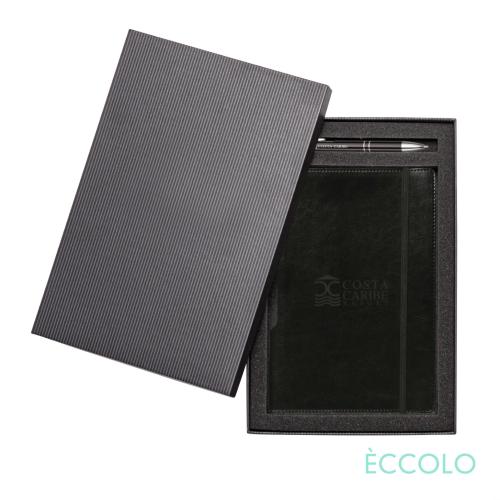 Corporate Recognition Gifts - Executive Gifts - Eccolo&reg; Rhythm Journal/Clicker Pen Gift Set - (M)