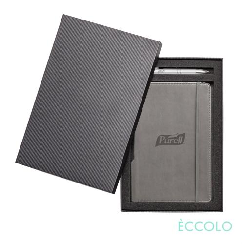 Corporate Recognition Gifts - Executive Gifts - Eccolo&reg; Tempo Journal/Clicker Pen Gift Set - (M)