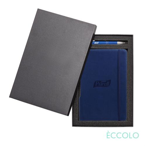 Corporate Recognition Gifts - Executive Gifts - Eccolo&reg; Tempo Journal/Clicker Pen Gift Set - (M)
