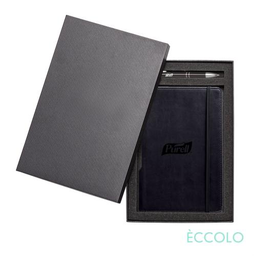 Corporate Recognition Gifts - Executive Gifts - Eccolo&reg; Tempo Journal/Clicker Pen Gift Set - (M)