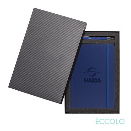 Corporate Recognition Gifts - Executive Gifts - Eccolo&reg; Techno Journal/Clicker Pen Gift Set - (M)