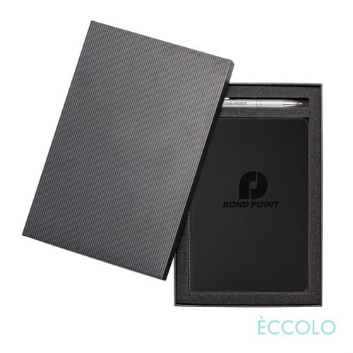 Corporate Recognition Gifts - Executive Gifts - Eccolo&reg; New Wave Journal/Clicker Pen Gift Set - (M)