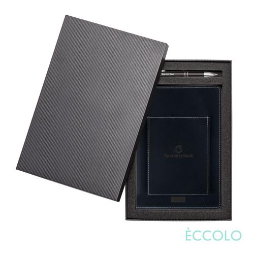Corporate Recognition Gifts - Executive Gifts - Eccolo&reg; Austin Journal/Clicker Pen Gift Set - (M)