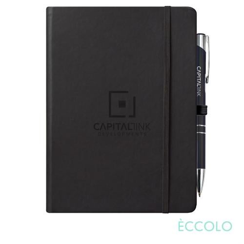 Corporate Recognition Gifts - Executive Gifts - Eccolo&reg; Cool Journal/Clicker Pen - (L)