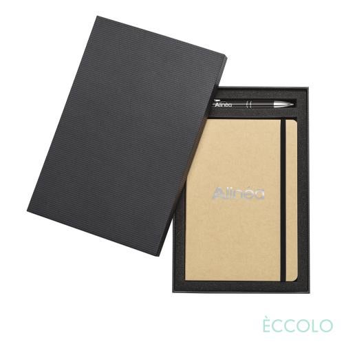 Corporate Recognition Gifts - Executive Gifts - Eccolo&reg; Krafty Journal/Clicker Pen Gift Set