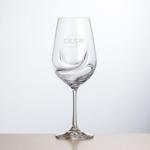 Corporate Gifts, Recognition Gifts and Desk Accessories - Etched Barware - Wine Glasses - Bartolo Wine - Deep Etch 