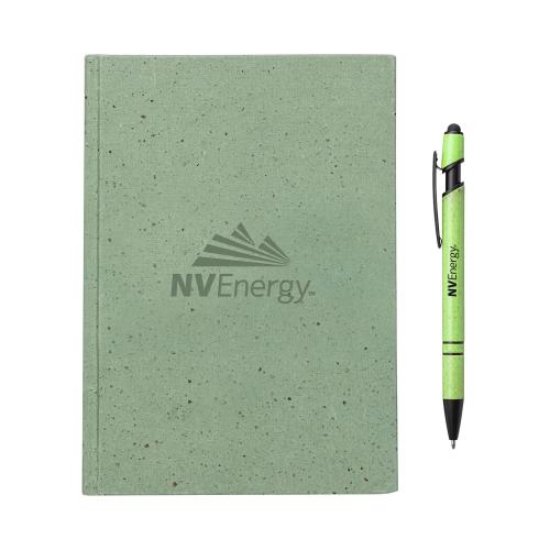 Corporate Recognition Gifts - Executive Gifts - Tree Free Notebook/Austen Pen Gift Set