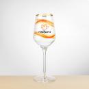 Tucson Gold Rim Wine Glass - Full Color