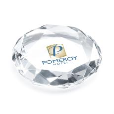 Amherst Full Color Paperweight - Octagon - Crystal Paperweights