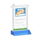 Real Estate Sky Blue Abstract / Misc Crystal Award