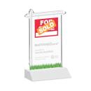 Real Estate White Abstract / Misc Crystal Award