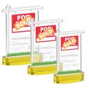 Real Estate Gold on Alberton Base Abstract / Misc Crystal Award