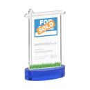 Real Estate Blue on Alberton Base Abstract / Misc Crystal Award