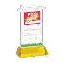 Real Estate Gold on Hartford Base Abstract / Misc Crystal Award