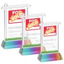 Real Estate Prismatic on Hartford Base Abstract / Misc Crystal Award