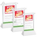 Real Estate White on Hartford Base Abstract / Misc Crystal Award
