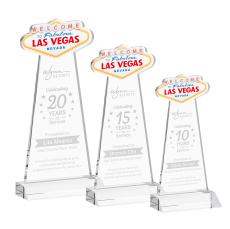 Las Vegas Clear Abstract / Misc Crystal Award - Corporate Awards